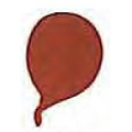 Mylar Shapes Balloon (2")